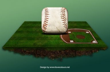 Baseball icon for mobile app - n1- ilovecolours