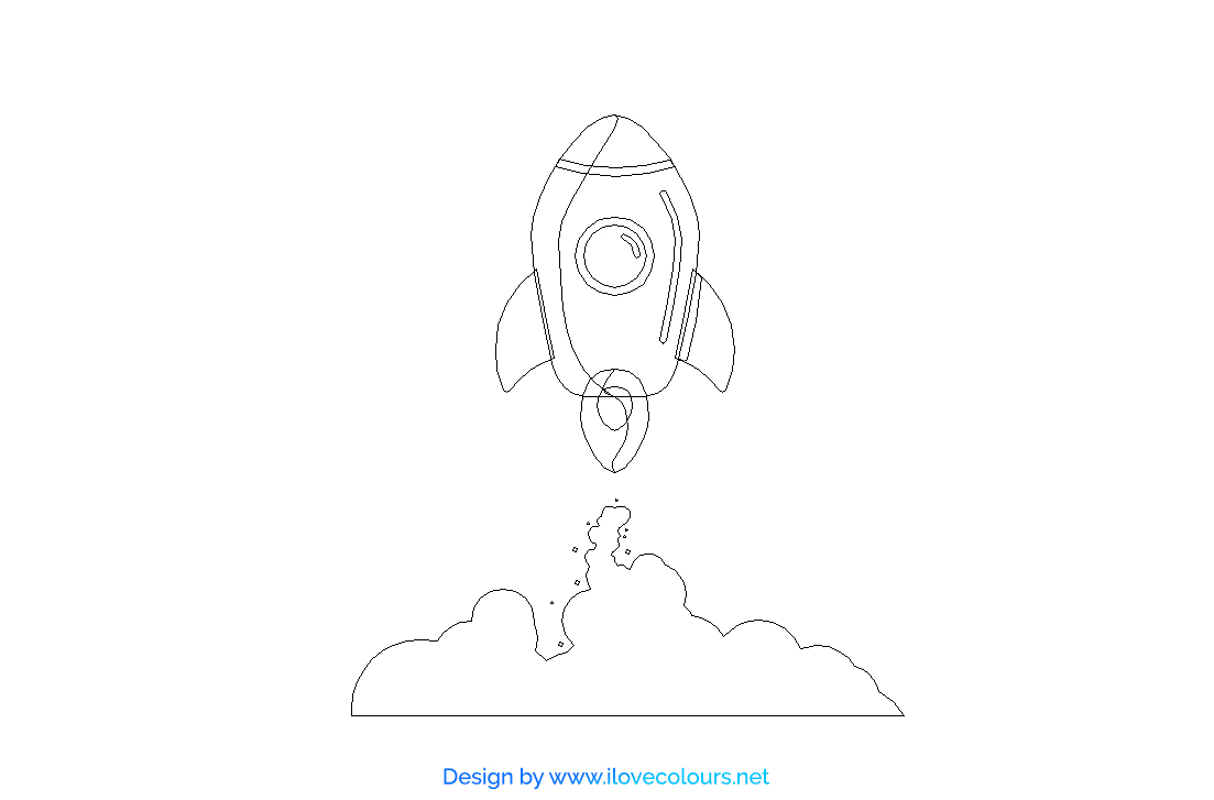 Rocket vector illustration